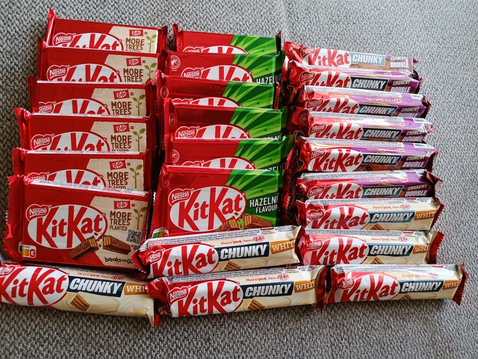 Zestaw 24 batoników KitKat 4 smaki