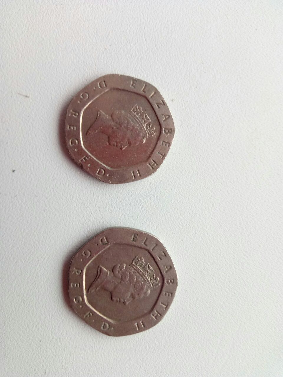 Twenty pence 1989,1993г.