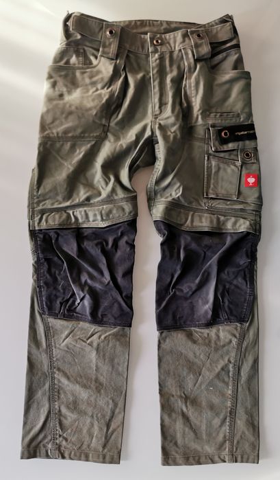 Mocne spodnie Engelbert Strauss es roughtough, rozm 48, khaki