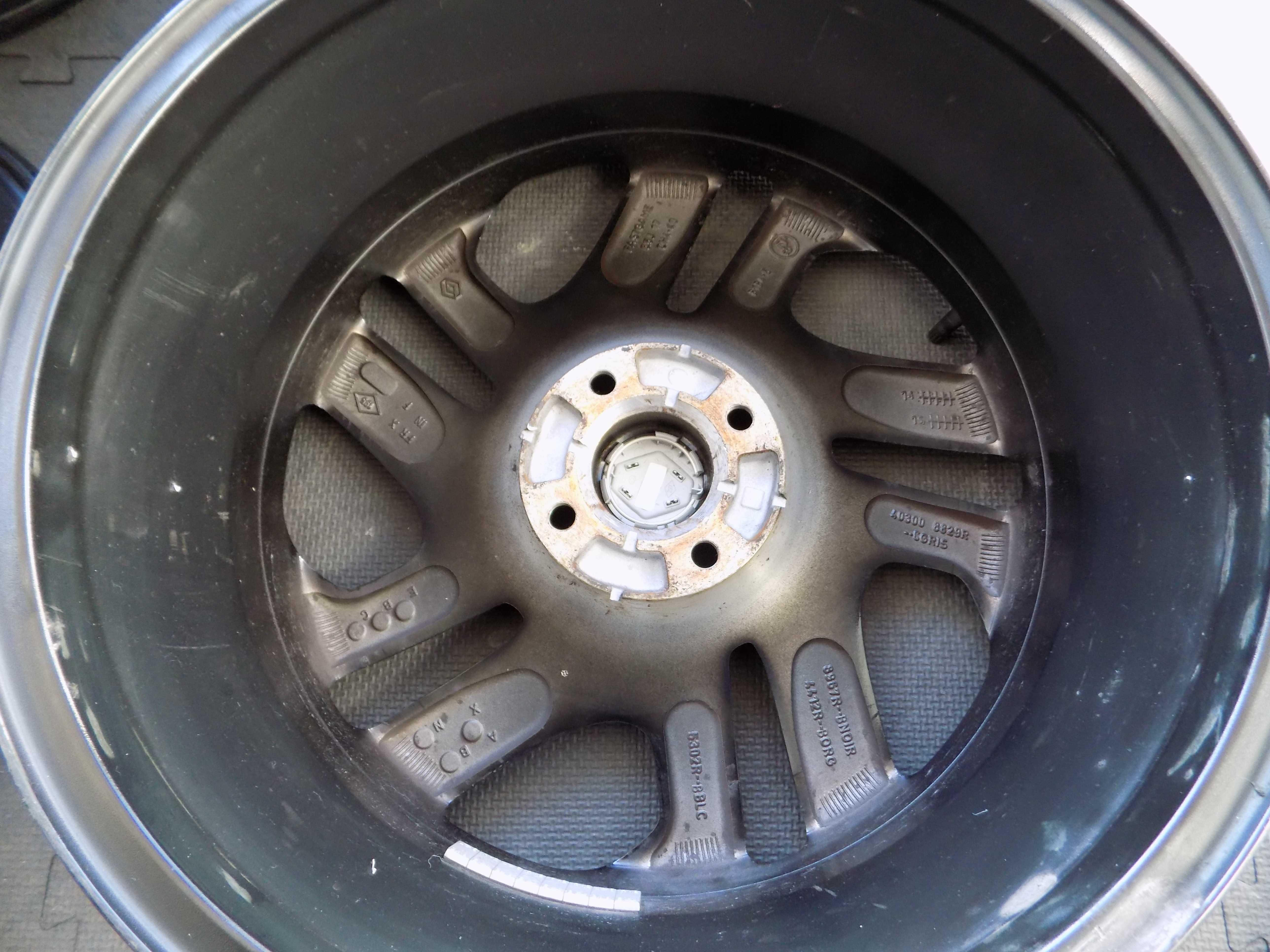 Oryginalne Felgi Aluminiowe 17 Renault 4x100 Captur,Clio