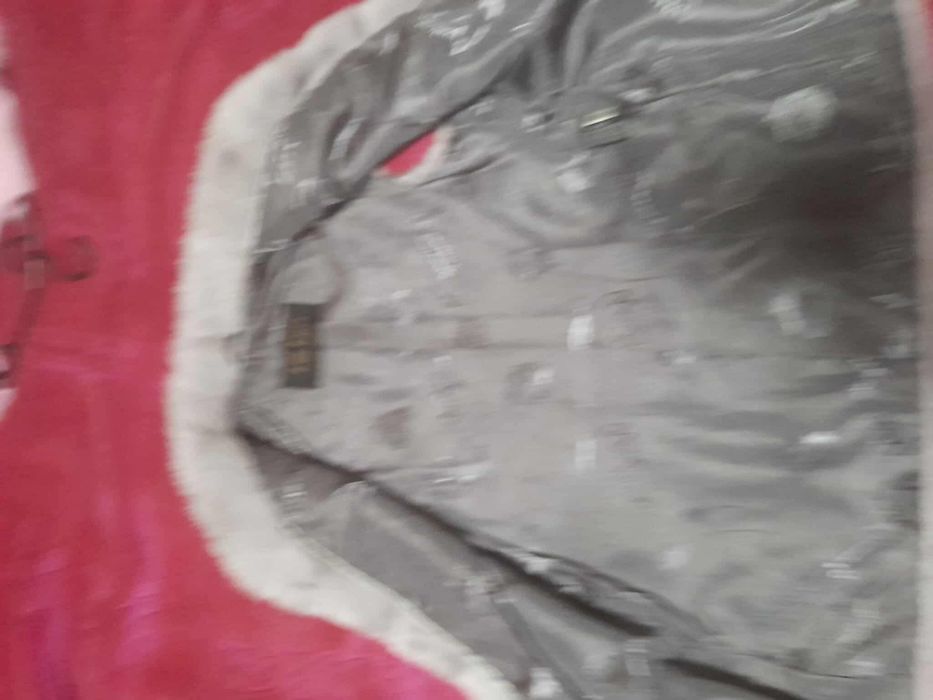 Норковий жилет сірого кольору