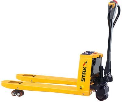 Porta-paletes eléctrico capac. 1500 kg bateria 24V 20Ah. AP28