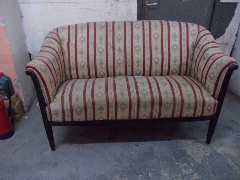 Przedwojenna eklektyczna sofa ławka kanapa – oryginał