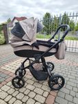Wózek dziecięcy Bebetto Holland 2w1 czarny beż + gratis