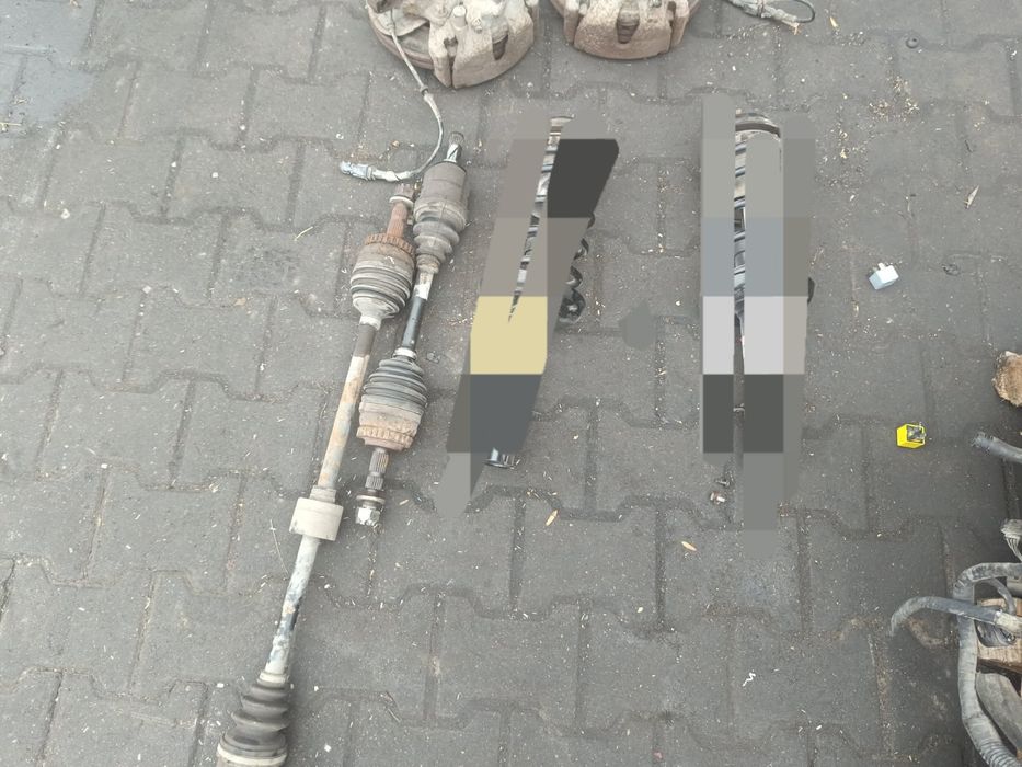 Sanki, ,półoś,wahacz