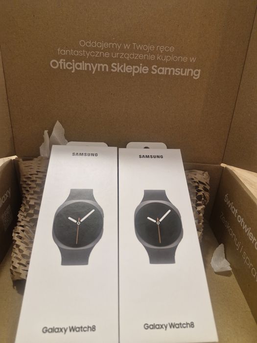 Samsung galaxy watch 8 44mm LTE GRAFIT + FAKTURA