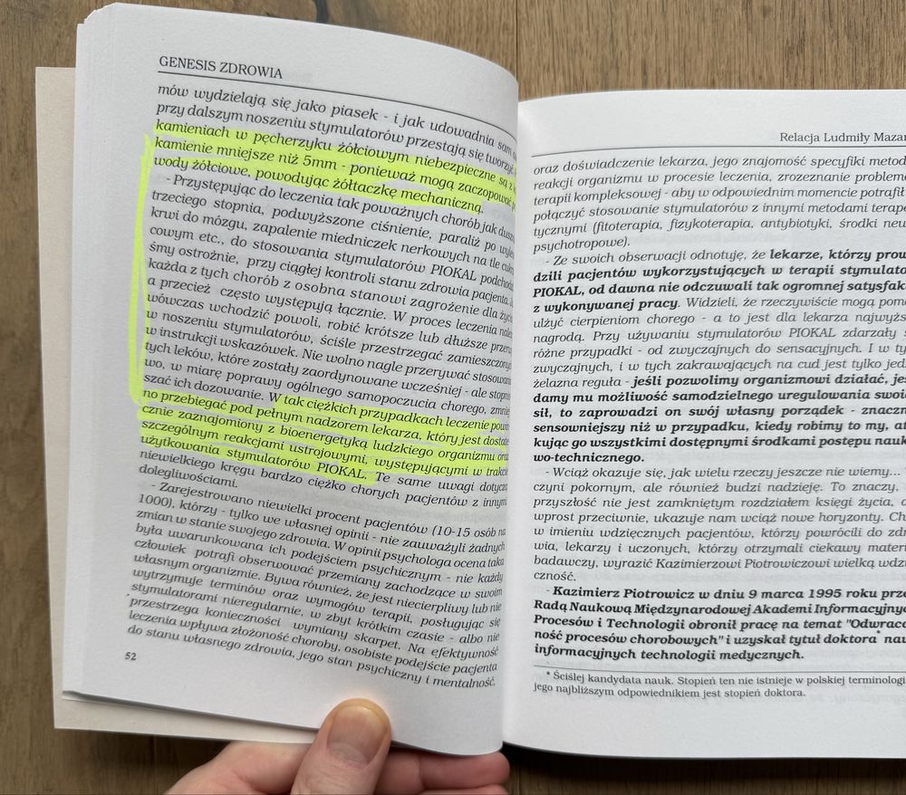 K. Piotrowicz: Leczenie przepływem informacji