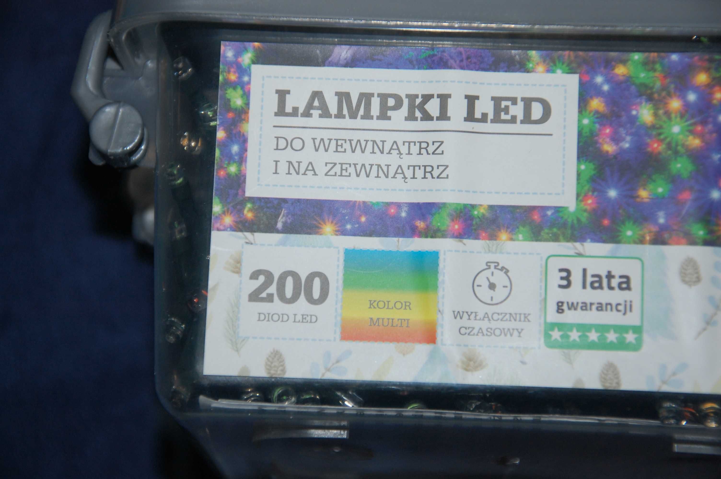 nowe lampki choinkowe led 200 szt roznokolorowe