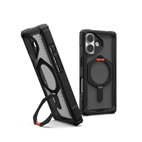 Etui UAG Plasma XTE MagSafe na iPhone 17 - czarno-pomarańczowe