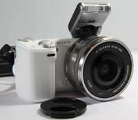 Aparat fotograficzny Sony NEX 5R + obiektyw 16-50 OSS + 2 baterie nowy