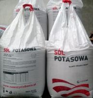Sól potasowa 60% K₂O Luvena big bag i worek 50kg cena brutto Polecam!!