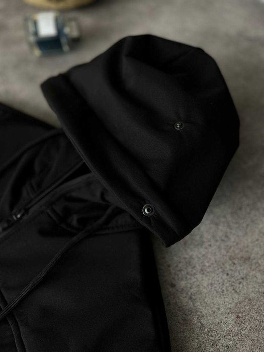 Вітровка C.P. Company Black Soft Shell на мікрофлісі з бірками i57/CP1