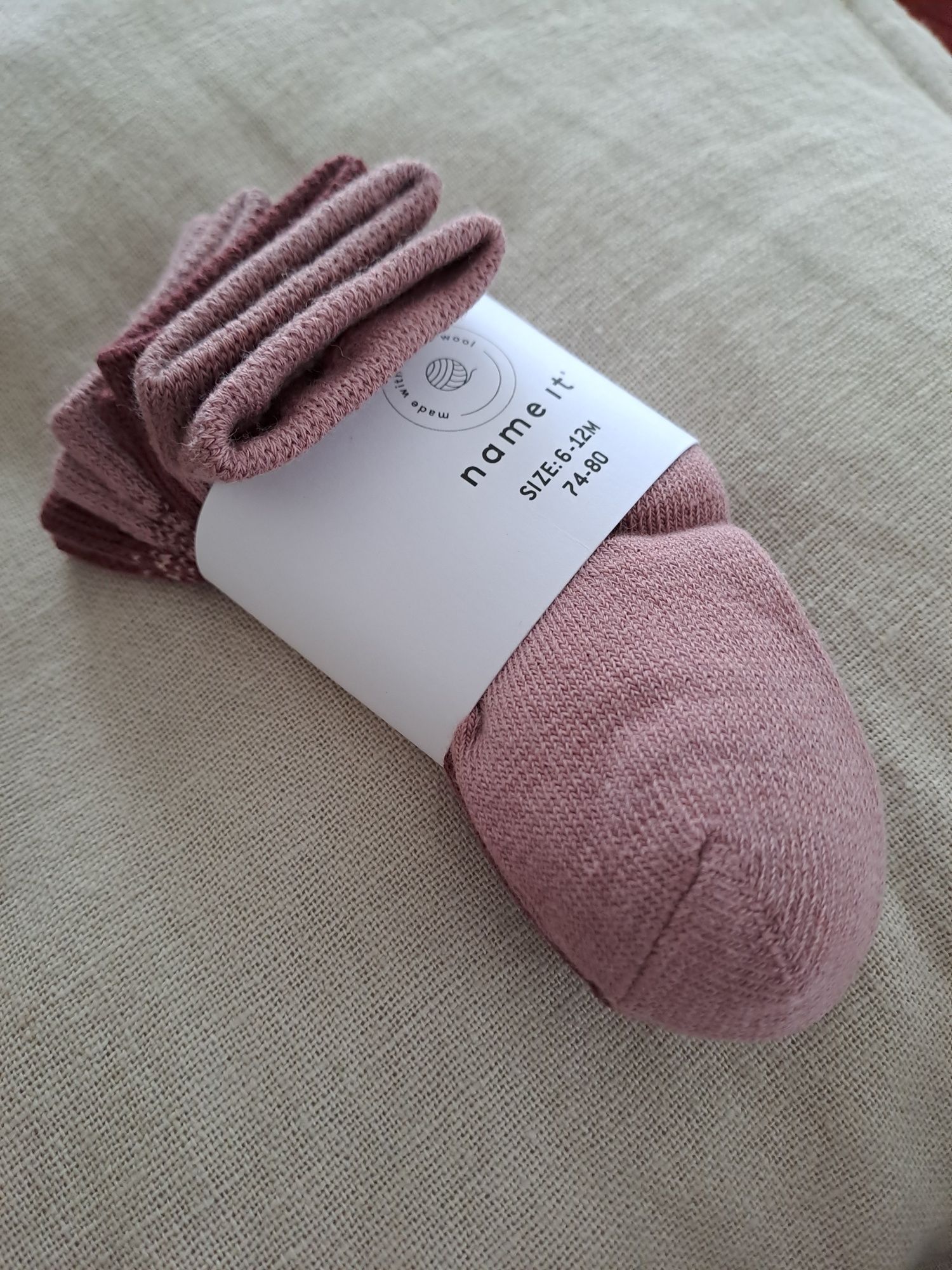 nowe skarpetki merino 4 pary Name it r. 74-80