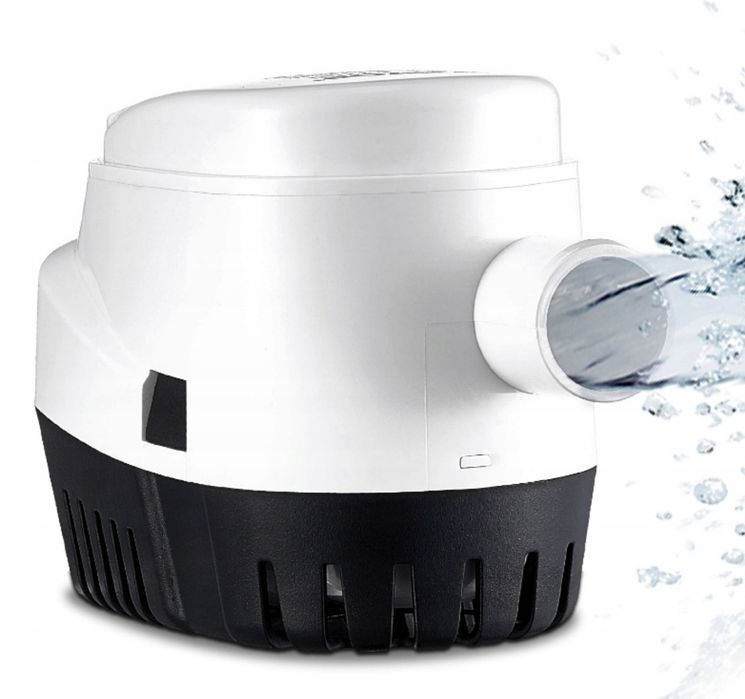 Mocna Pompa wody zęzowa VEVOR do łodzi 1100 GPH 12v wyłącznik plywak