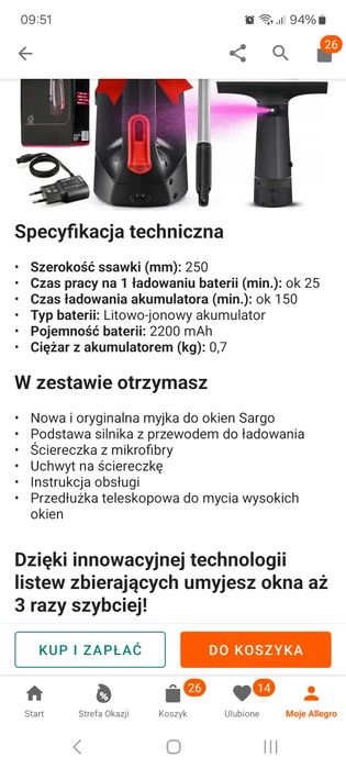 MYJKA do okien,szyb,luster.