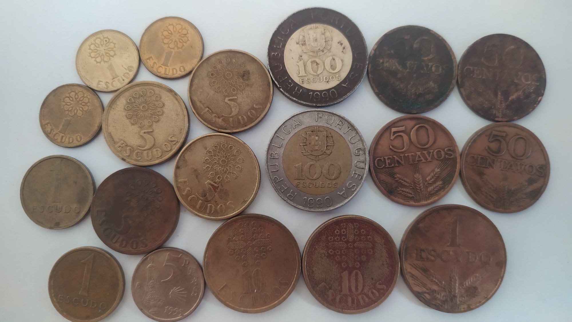 Moedas antigas coleção