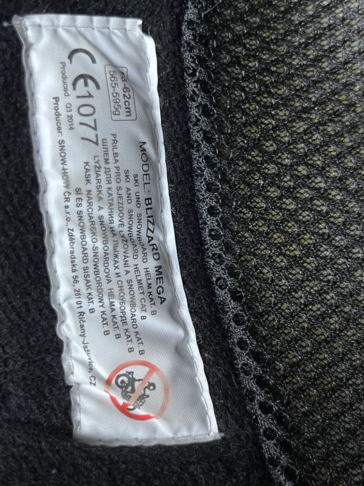 Kask narciarski BLIZZARD Demon black 58-62