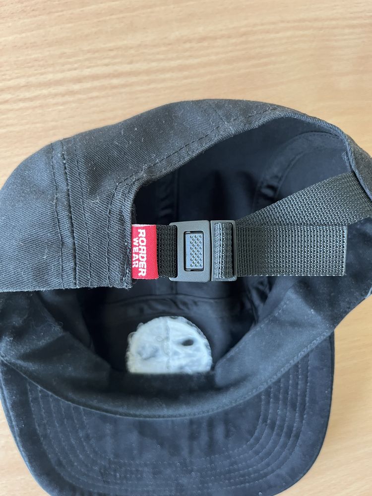 Кепка Roader Wear 5-panel workwear чорна пʼятипанельна