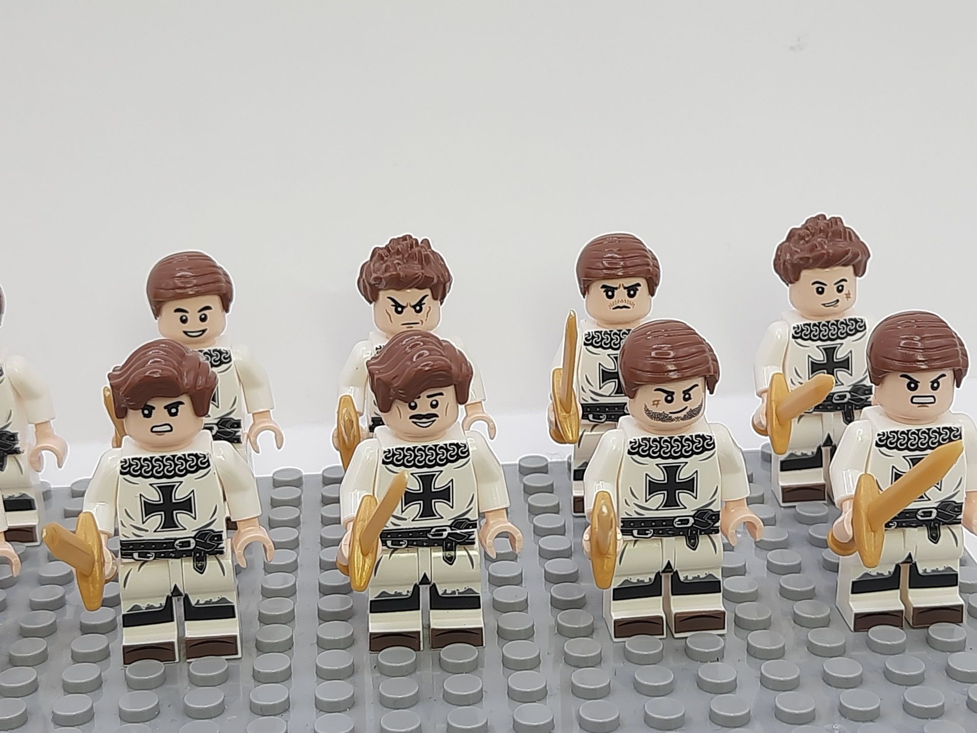 Lego Castle Krzyżacy Rycerz Zestaw Teutonic Knight kompatybilne Lego A