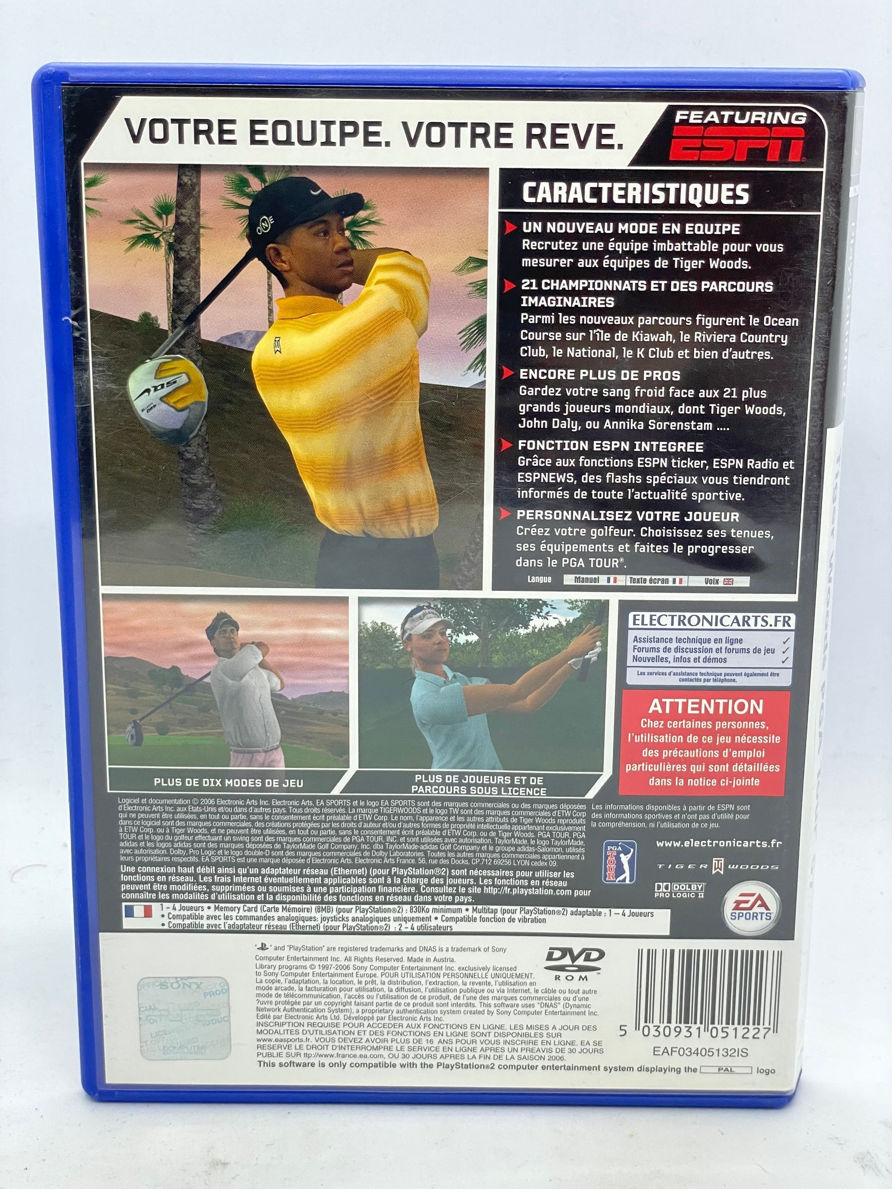 Tiger Woods PGA Tour 07 PS2