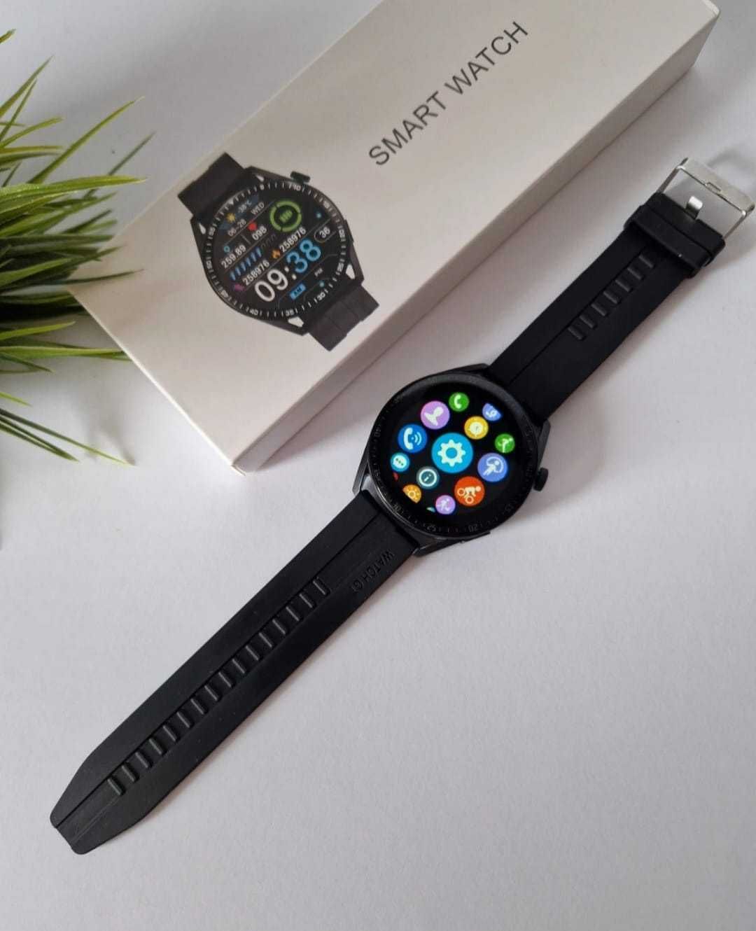 Nowy smartwatch czarny