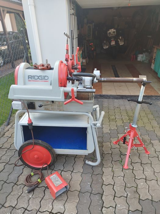 Gwintownica elektryczna Rowkarka  Ridgid 916 Stojak