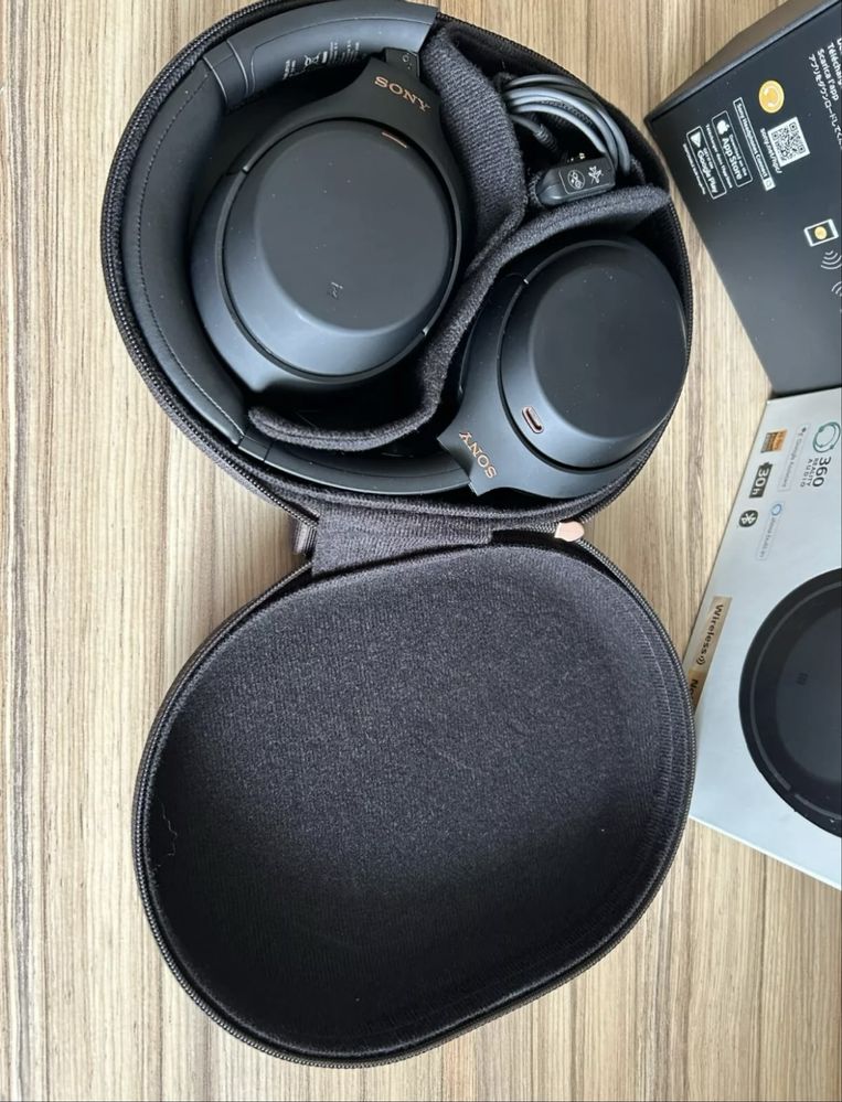 Sony WH1000XM4 Over-Ear Wireless NC Headphones - Preto