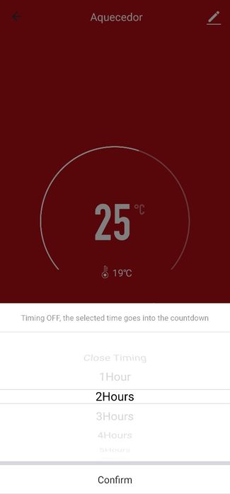 Aquecedor 1500 W inteligente (WiFi)