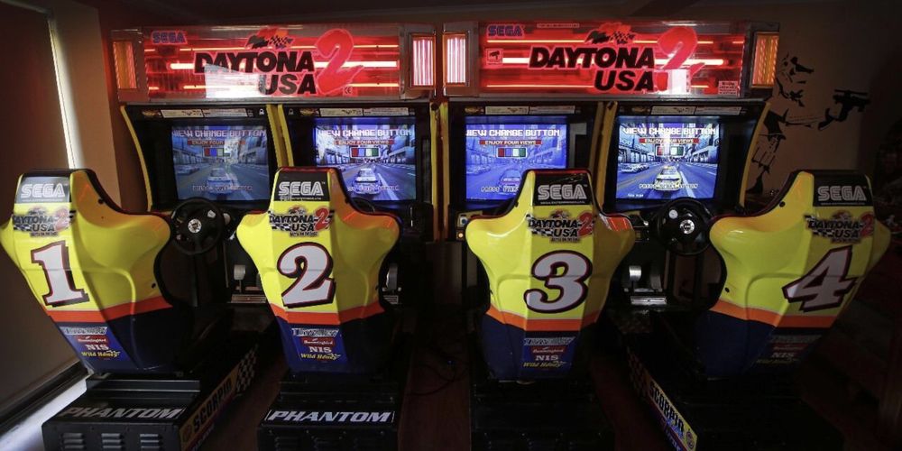 Simulador Sega Daytona 2 arcade