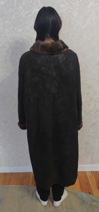 Женская дубленка (б/у, торг)