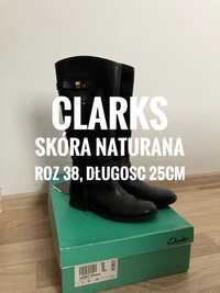 Buty oficerki skórzane Clarks 38