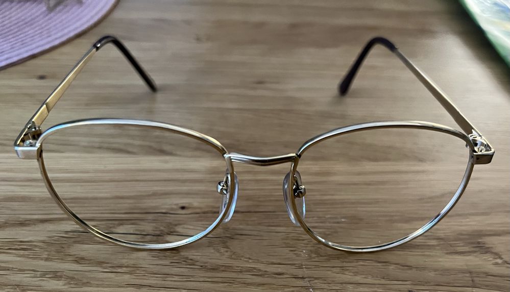 Oprawki okulary złote