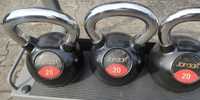 KB 1 x 20kg  kettlebell jak nowy w gumie. Chromowaną rączką # wysyłka