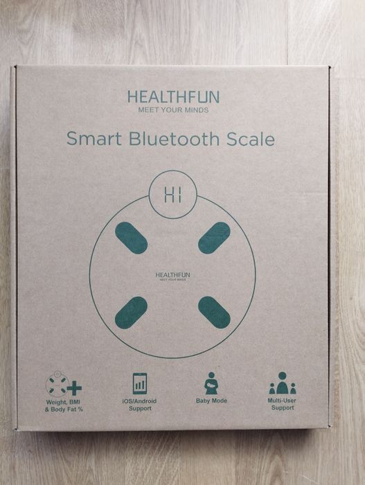 HEALTHFUN Inteligentna waga łazienkowa Bluetooth
