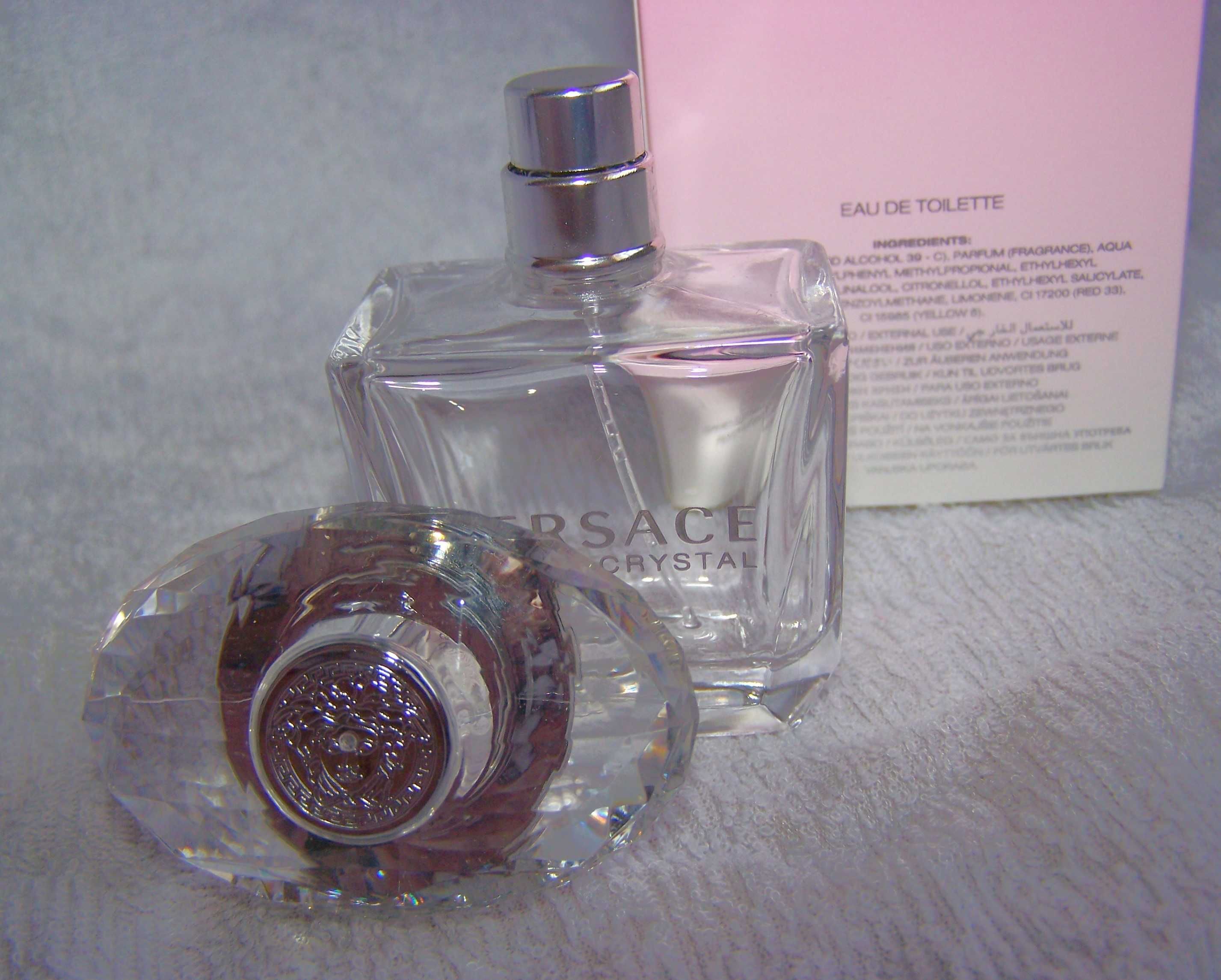 Флакон из под парфюма  VERSACE BRIGHT CRYSTAL 30 мл с коробкой