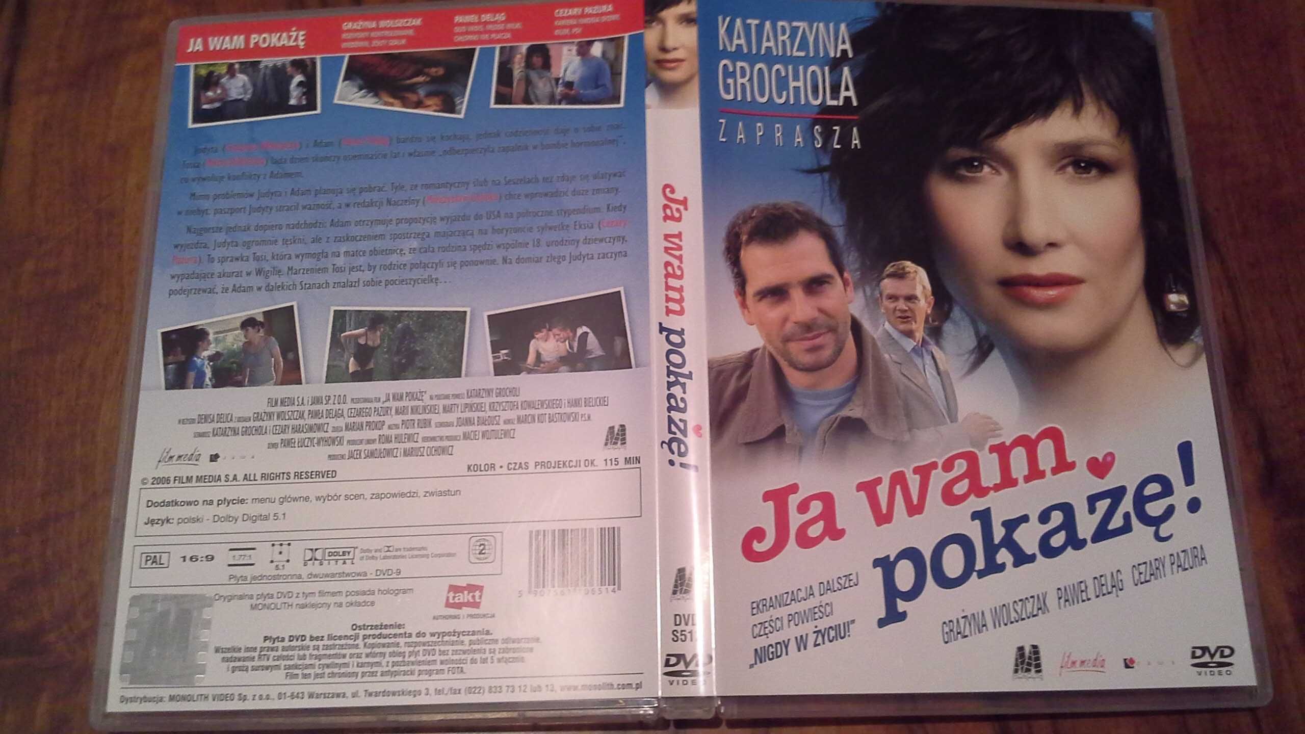 Ja Wam pokażę - film na DVD - Nowe - Grażyna Wolszczak, Deląg, Pazura