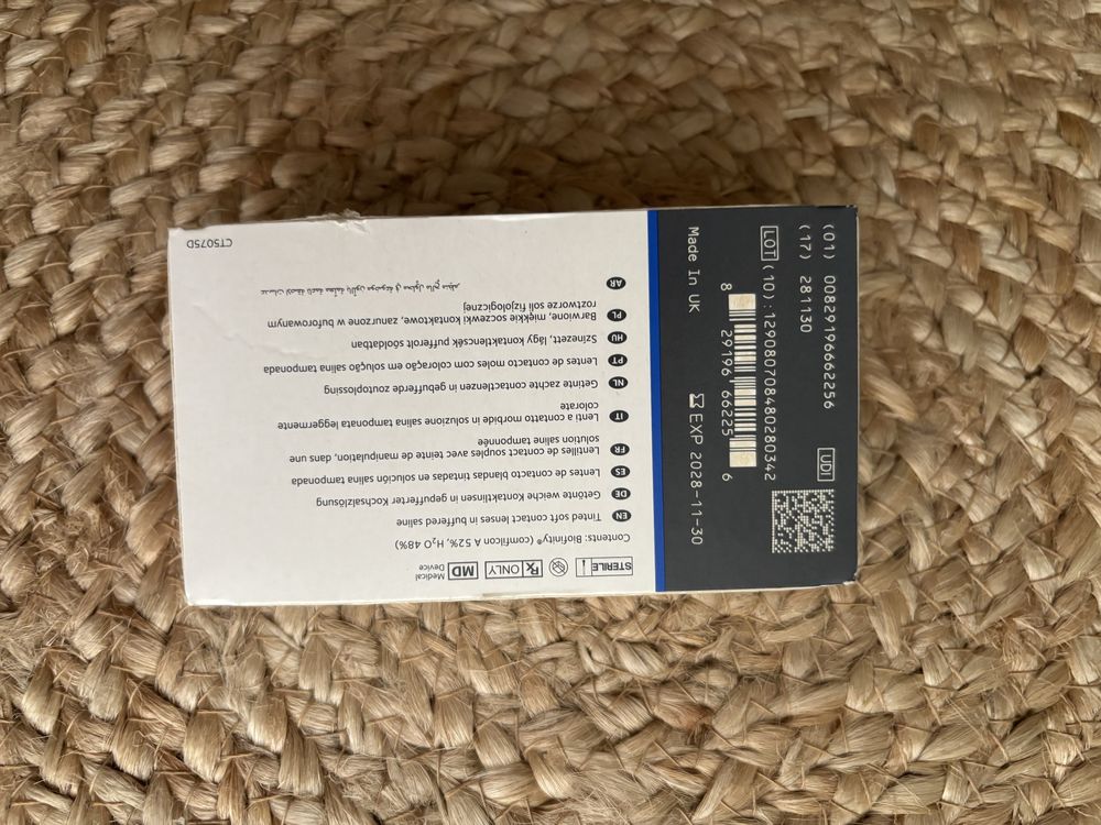 Soczewki biofinity miesięczne 4 szt. -7.00 D