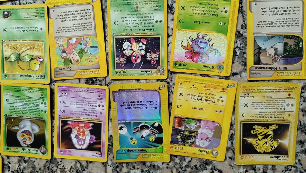 Cartas Pokémon vintage