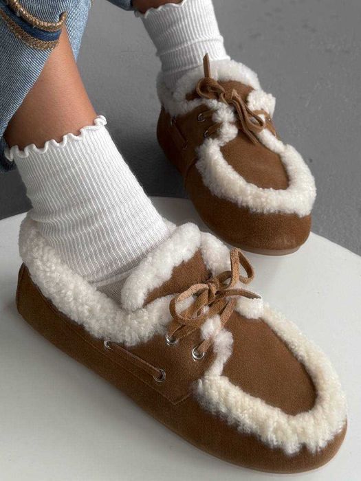 Лофери Miu Miu Loafers Winter Chestnut premium