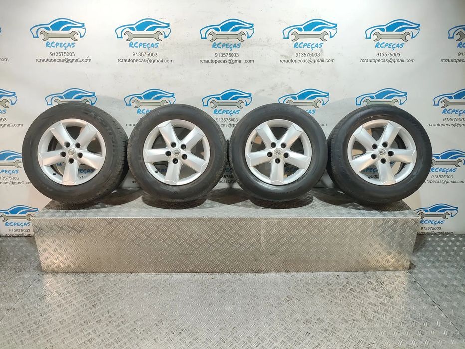 Conjunto Jantes 16 Originais Nissan Qashqai 1 J10 6,5J ET40 5x114,3