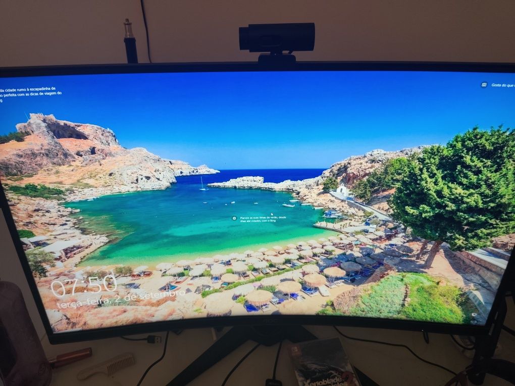 PC gaming completo com periféricos