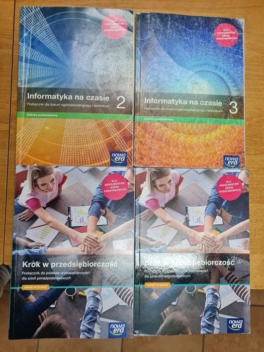 Książki szkoła ponadpostawowa