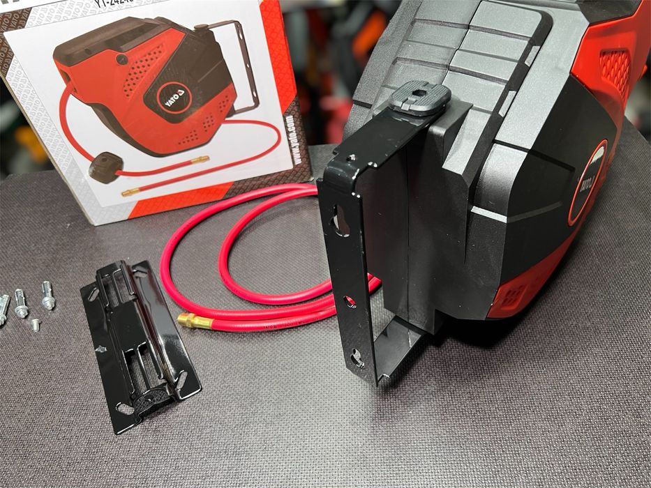 Шланг пневматический YATO на катушке 14 м Ø 6,5 мм