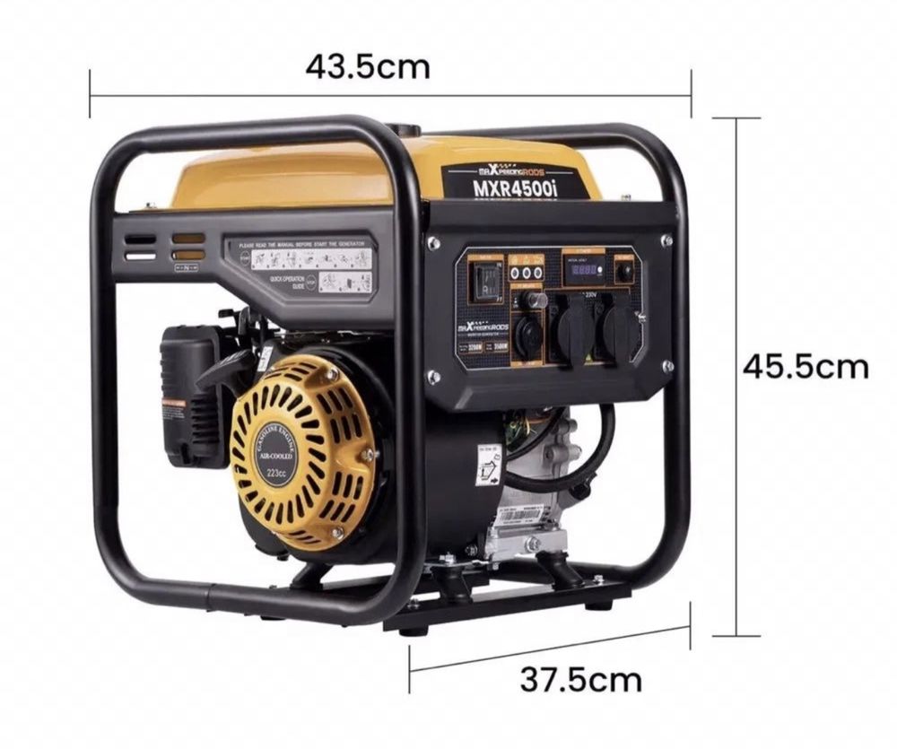 Инверторний бензиновий генератор MXR4500i