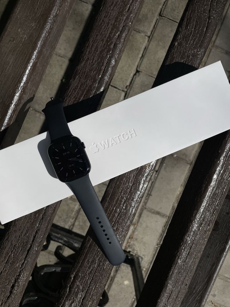 Apple Watch 7 45mm Midnight Blue | Епл вотч 7 45мм Чорний