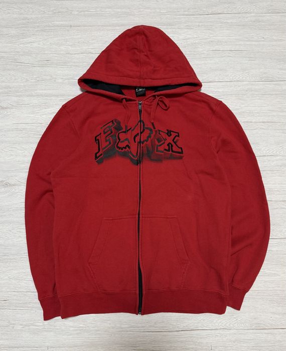 Чоловічий зіп худі Fox vintage sk8,rap