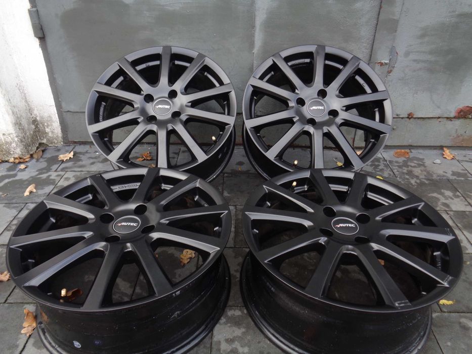 Czarne alufelgi 17 cali AUTEC 4x108 Ford, Opel, Peugeot, Citroen