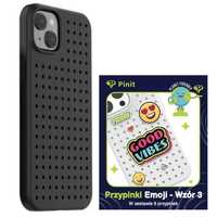 Etui Dynamic Case + Przypinki Emoji iPhone 14/15 Plus 6.7"