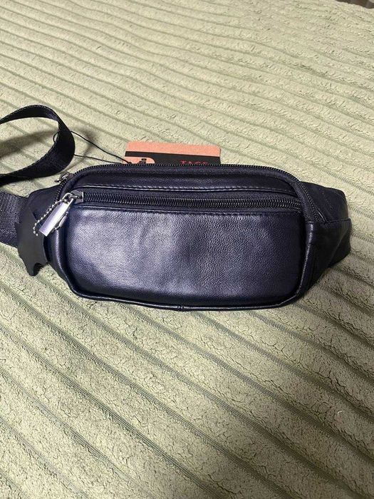 Поясна бананка з натуральної шкіри, поясная на пояс бананка кожанная