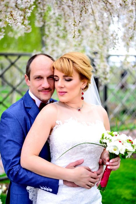 Свадебное платье. Силует рыбка.